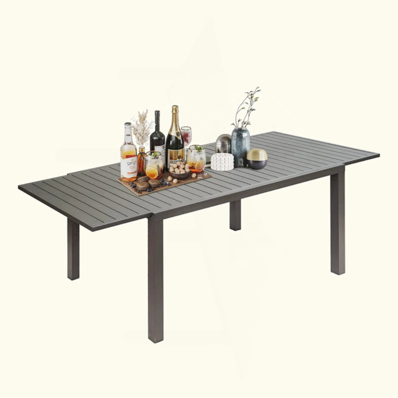 Table de salle à manger extensible pour l'extérieur