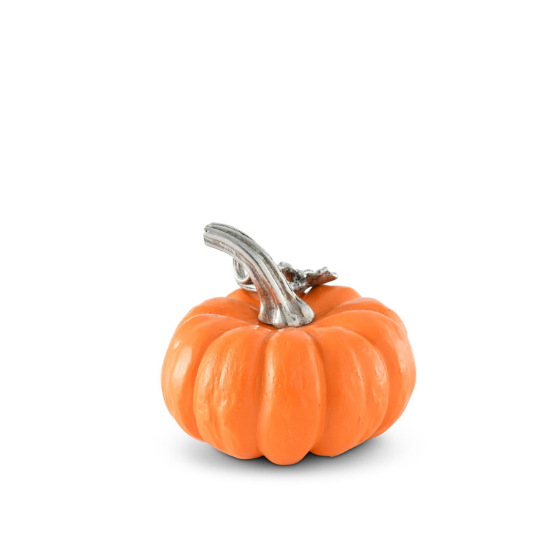 Harvest Renin Pumpkin Place Card Holder