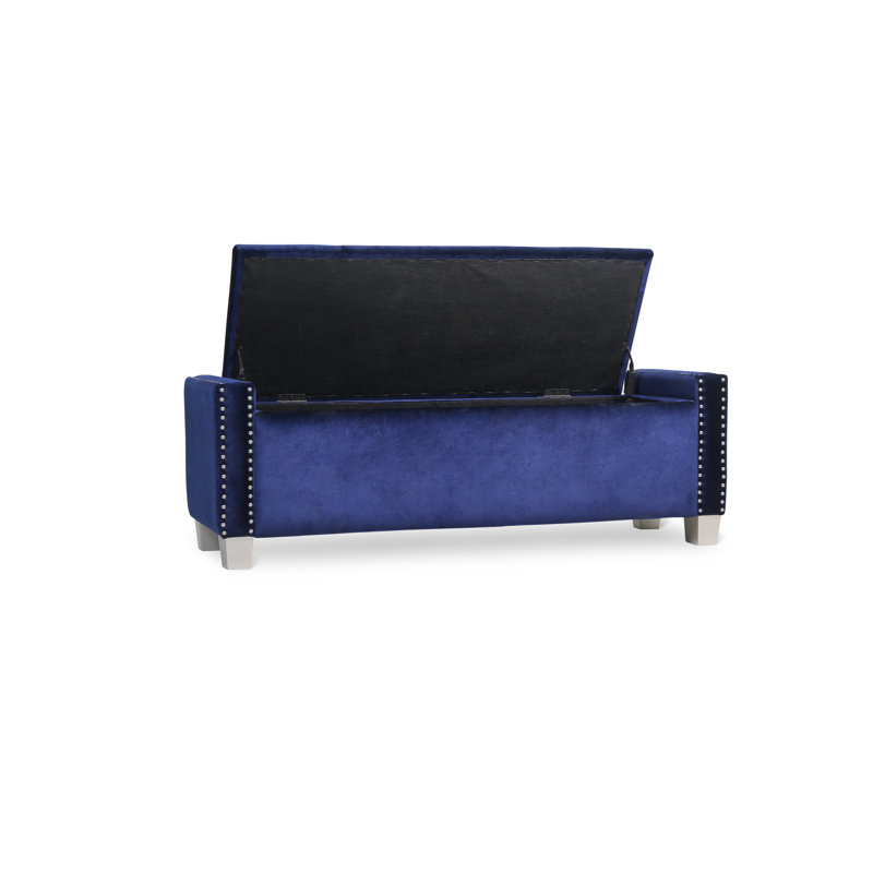 Banc de rangement, Bleu