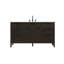 Meuble-lavabo simple 60 po en chêne chocolat-588349404-588349376