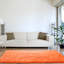 Tapis à poil long couleur pêche Ashling-23752770