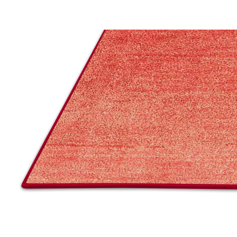 Tapis contemporain corail, Rectangle 2 pi x 3 pi