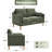 59.8'' W Modern Upholstery Loveseat Boucle-219439738
