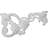 Grape And Leaf 6.75'' H x 12.62'' W x 1'' D Urethane Onlay Scroll
