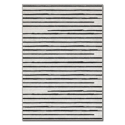 Luxurious Velvet Area Rug, 2.6 x 4.6 Feet, 100% Polyester, 740 g/m² | Non-Slip Felt Dot Underside, Laminated Sponge for Comfort | Easy Machine Washable | Modern Digital Print Design, Perfect for Any Room