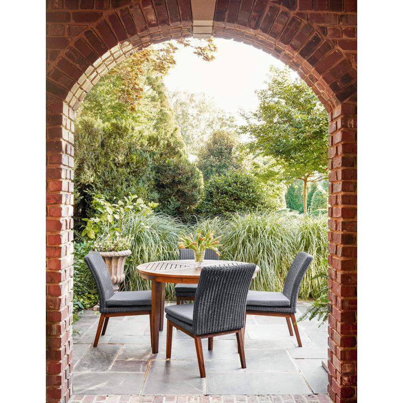 Coral Outdoor Dining Side Chair, Premier Fog, Gray
