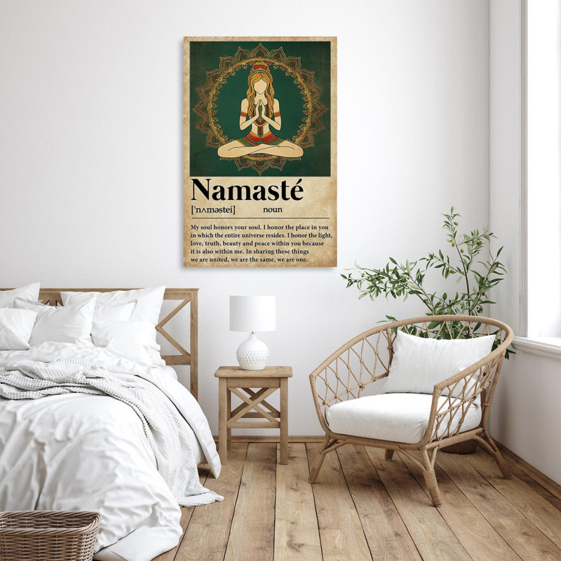 Kulo Namaste sur toile, impression, H 14 po x l 11 po x P 1,25 po