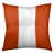 Orange / blanc