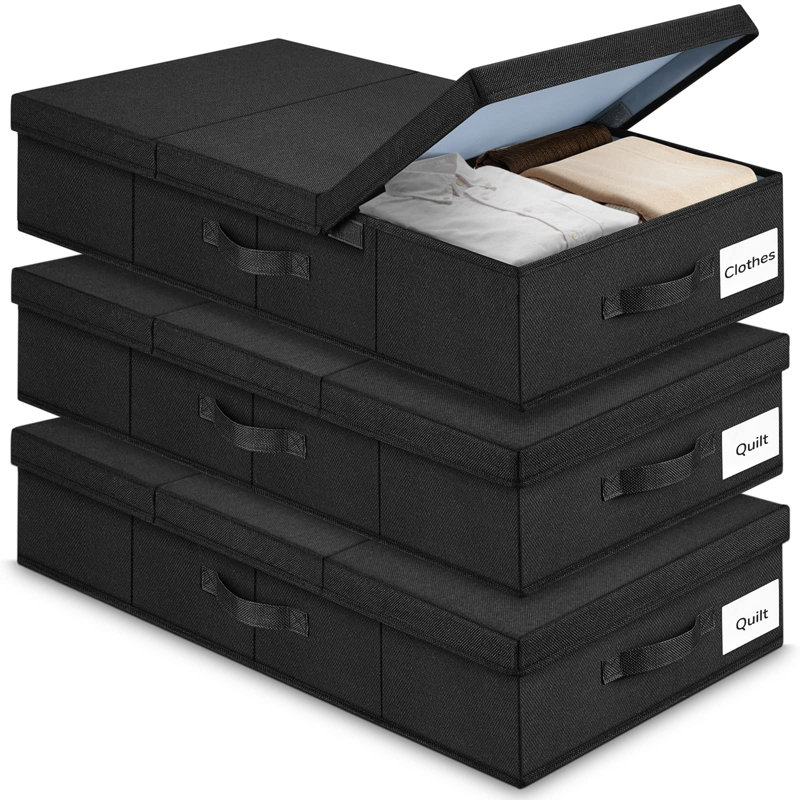 Rebrilliant Fabric Box, Black, 2
