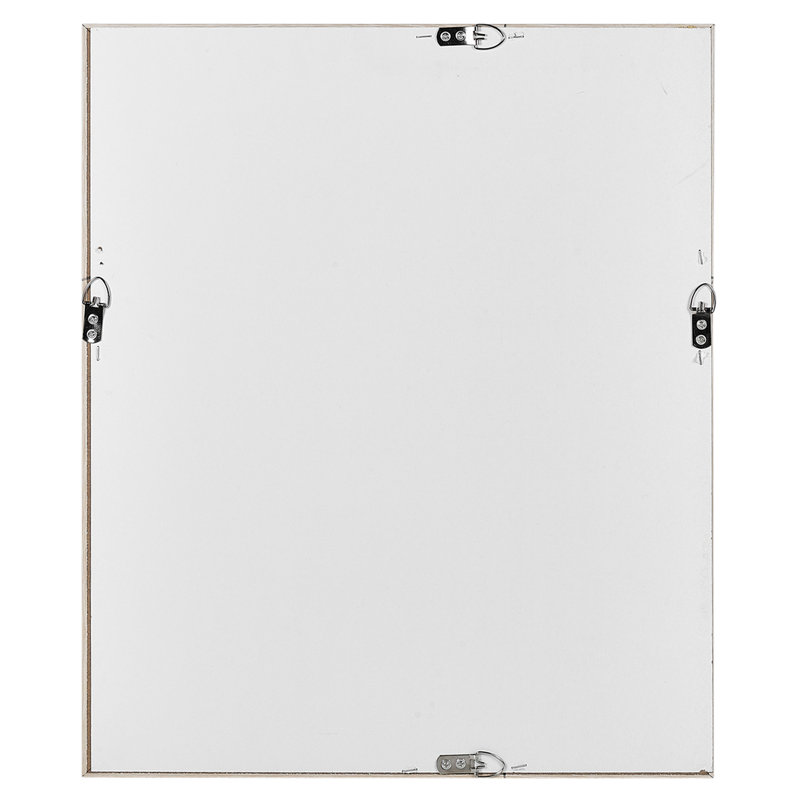 Aspasius Wood Flat Wall Mirror, Oak