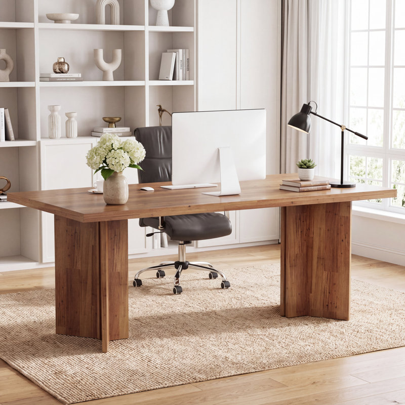 Bureau de direction 63 po Farmhouse, Noyer brun