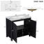 Meuble-lavabo 36 po avec lavabo et tablette réglable-968489334