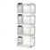 Smart LED Display Case, Auto Clear Shoe Storage Boxes With LED Lights, Plastic Stackable Display Cabinet (1Pack)