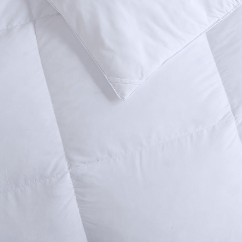 King White Down Microfiber Oversized Comforter