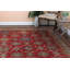 Tapis oriental rouge / beige en laine noué à la main 8 pi 2 po x 10 pi 3 po Madeeha