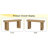 64 Inches Farmhouse Console Table, Extra Long Narrow Sofa Table Behind Couch, Wood Entryway Table For Hallway, Living Room, Or Froyer, Natural Wood Finish-468260776