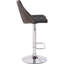 Tabouret de bar pivotant à dossier en bois cintré Bentwood