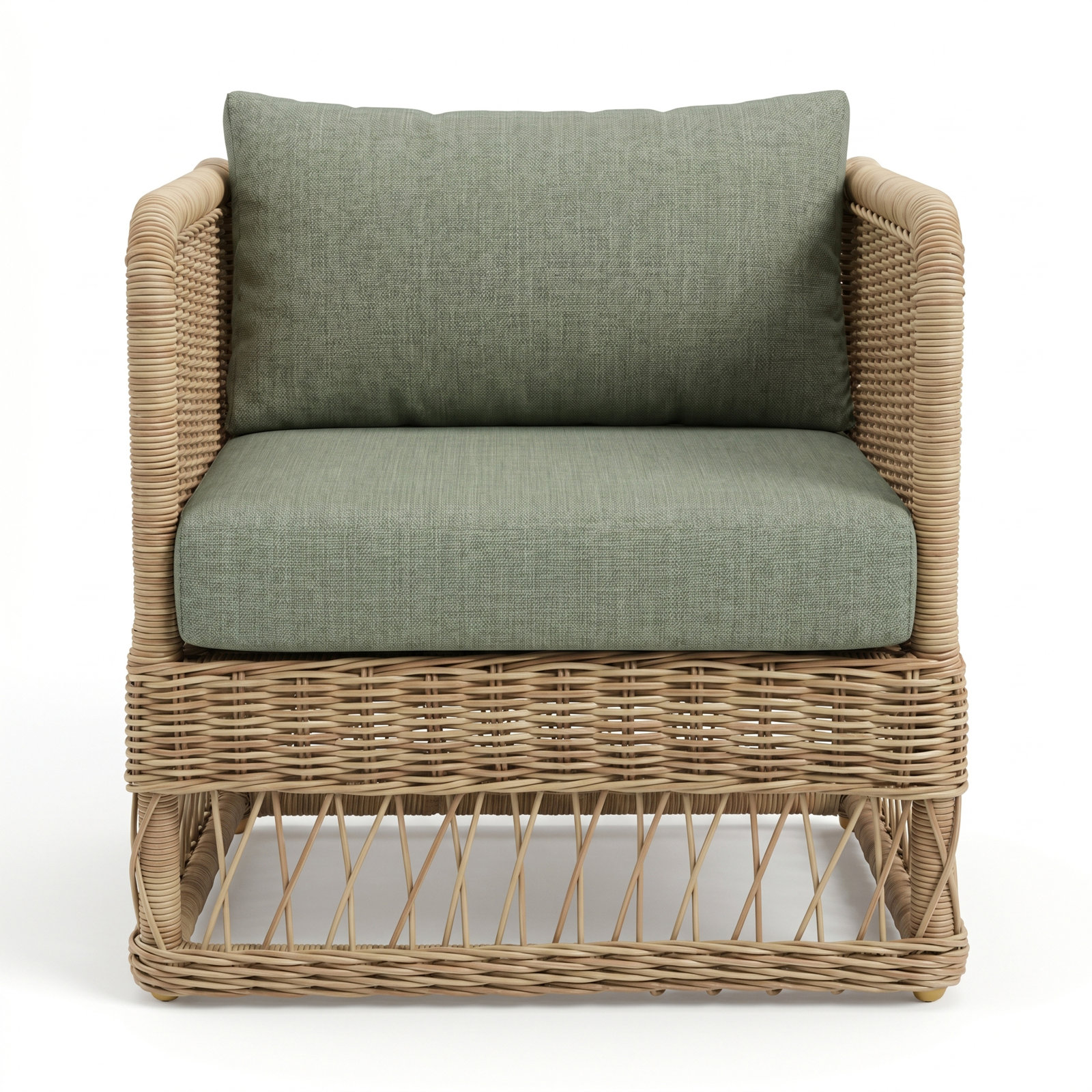 Margot Sunbrella® Patio Lounge Chair, Canvas Oasis, Brown