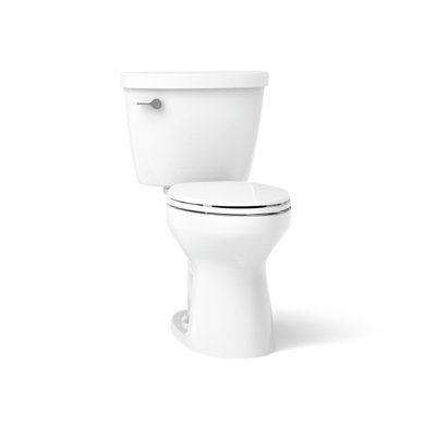Cimarron 1.28 GPF Water Efficient Elongated Two-Piece Toilet (Seat Not Included)