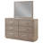 Gursevak 6-drawer Dresser And Mirror Barley Brown