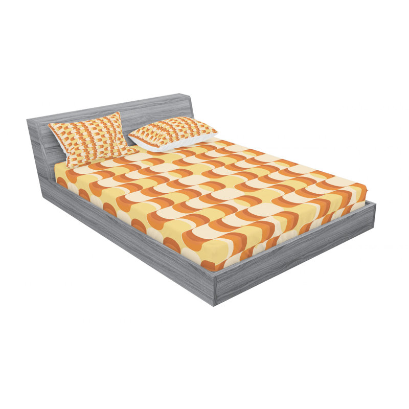 Microfiber Sheet Set, Queen Sheet Set with Fitted Sheet