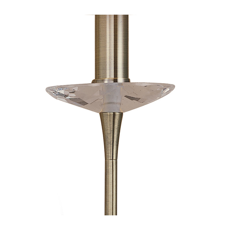 Piland Candle Wall Light, Antique Brass, No, Yellow