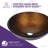 ANZZI Posh 16.5'' Glass Circular Bathroom Sink-22743766