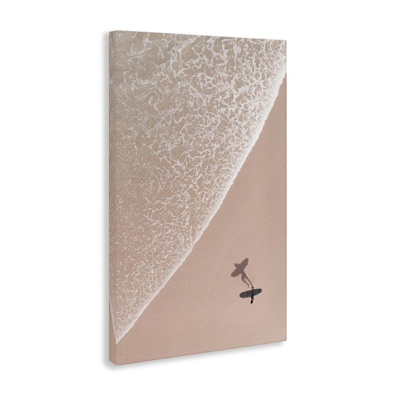 «Beach Surfer Silhouette» par Nataly White, H 45 po x l 30 po