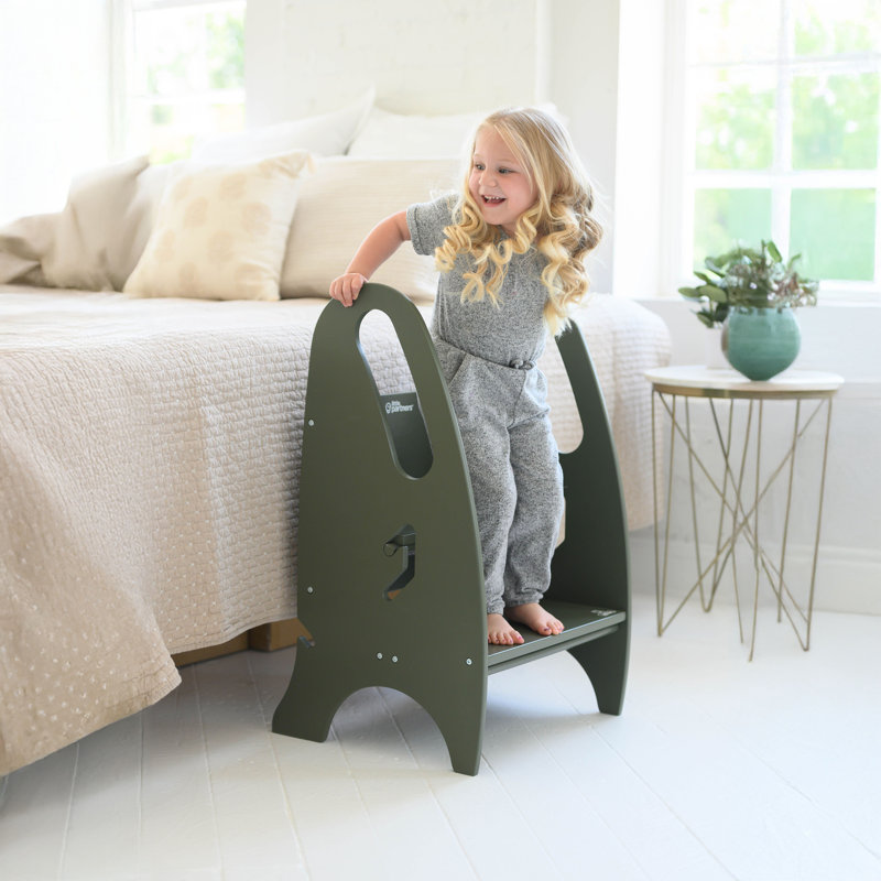 Marchepied 3 en 1, Vert olive