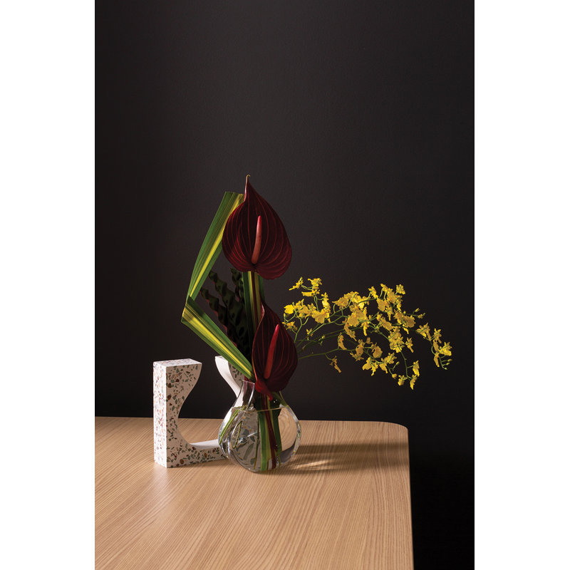 Handmade Terrazzo And Glass Table Vase