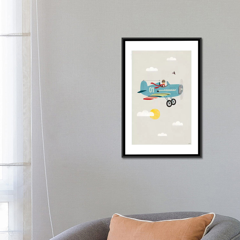 « plan », impression sur toile tendue, H 26 po x l 18 po x P 1,5 po, Toile avec cadre noir
