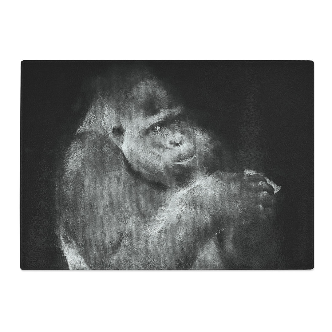 Tempered Glass Lowland Gorilla Chopping Board