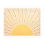 «Landscape Boho Full Shining Sun and Rays», reproduction sur toile tendue-1139124866