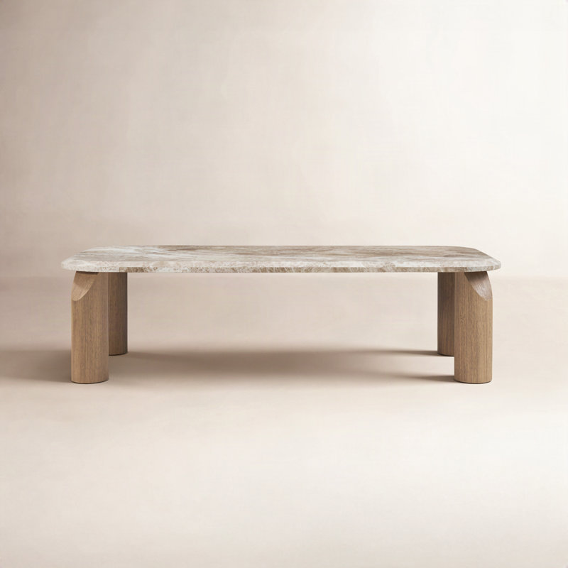 Vienna Marble Cocktail Table, Natural, Light Emperador