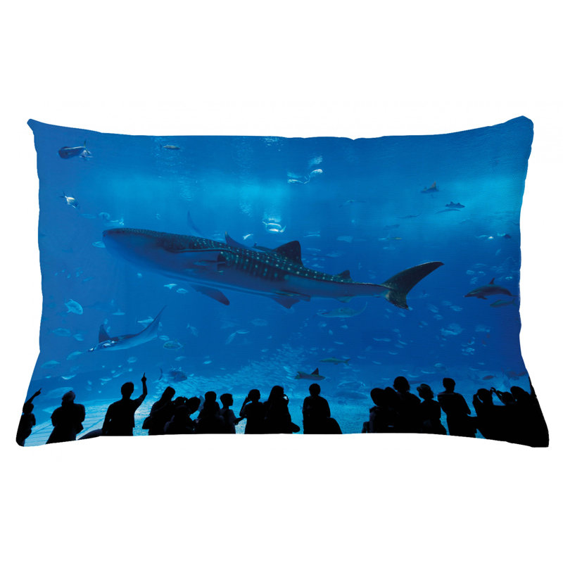 Housse de coussin lombaire intérieur/extérieur shark, 16 po x 26 po