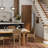 Upholstered Dining Chair with Full Back and Solid Wood Frame-100710547-118657765