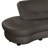 Maura Genuine Leather Curved Corner Sofa -617059651-617059652