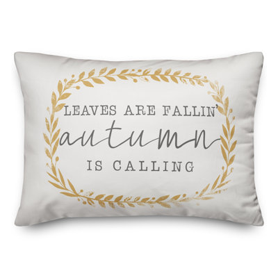  Coussin lombaire Leaves Are Falling