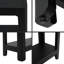 Console de style campagne moderne noir Mirod