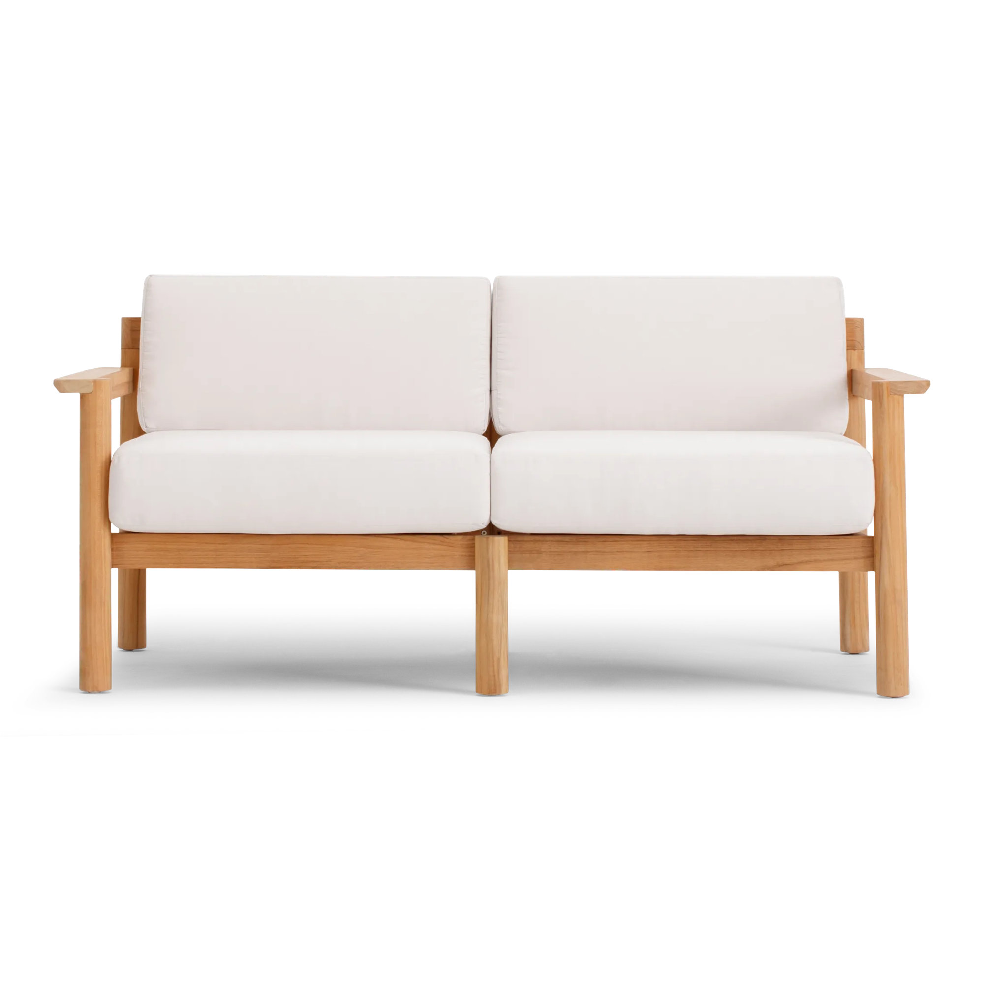 Haven 62.5'' Wide Teak with Sunbrella® Cushions, Sunbrella Canvas