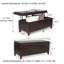 Banc de rangement en similicuir-1413033482