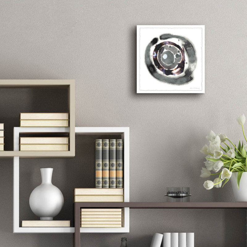 Art mural épique «Météorite 1» par Alicia Ludwig, 12 po x 12 po