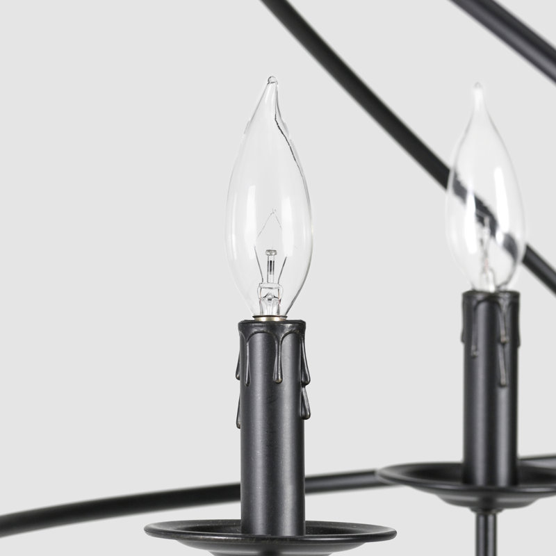 Voltaire Modern Atom-Inspired 30" Gray Chandelier