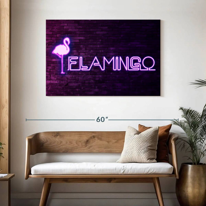 Brampt Flamingo, 30" H x 45" W