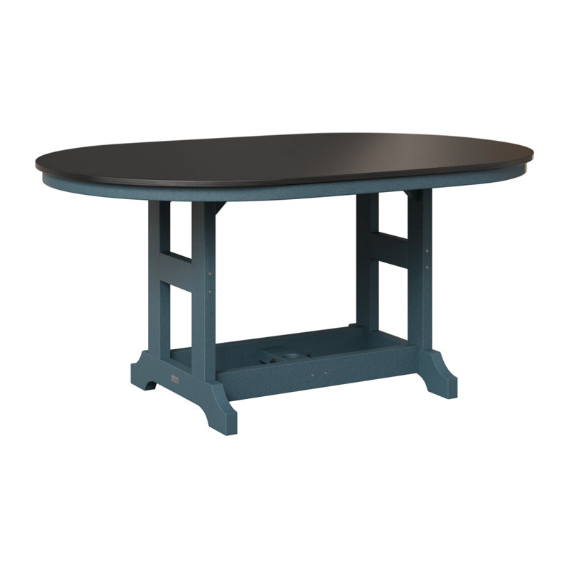 Table de salle à manger Berlin Classic, Ardoise, Noir martelé