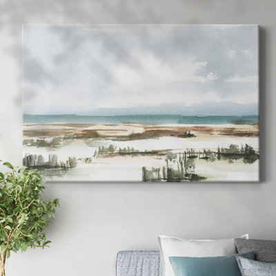 «Coastal Wetlands Watercolor I-Gallery», toile tendue