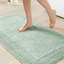 Tapis pour salle de bain réversible 100% coton 24 x 60 po 3000 g / m², lavable à la machine, antidérapant, durable, sans substances nocives,-2045113300
