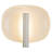 Lustre 9-in Pearl White dimmable LED Wall Sconce-124959545