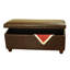 Banc de rangement en similicuir Hannigan-94654469