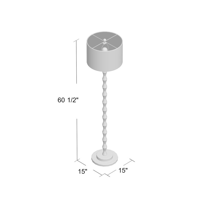 Lampe sur pied 61 po Ryker